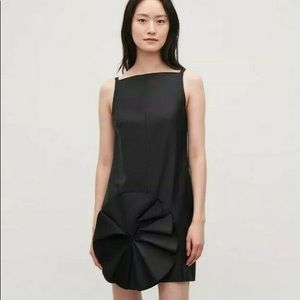 SOLD! Cos Appliqué Short Wool Dress